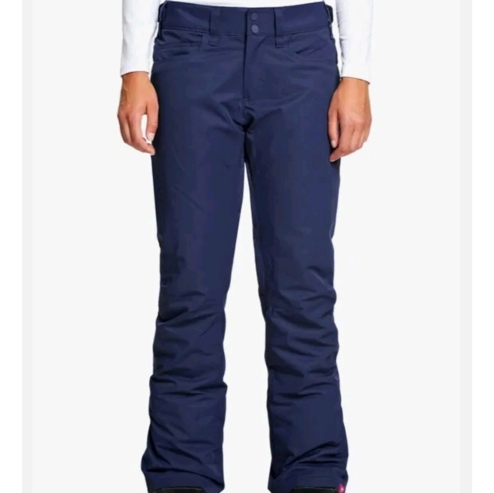 Roxy Women's Size S Backyard Snow Pants Insulated Ski Pants Blue